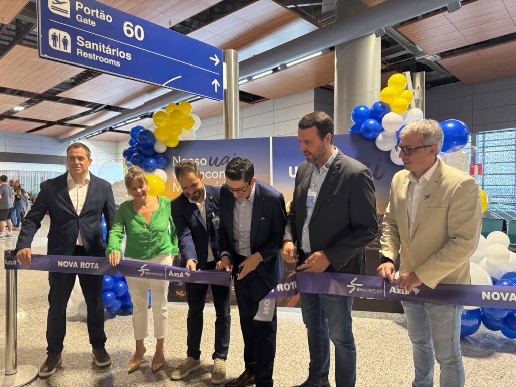 Azul inaugura voo direto entre Confins e Montevidéu e amplia conexões internacionais de MG Azul inaugura voo direto entre Confins e Montevidéu e amplia conexões internacionais de MG