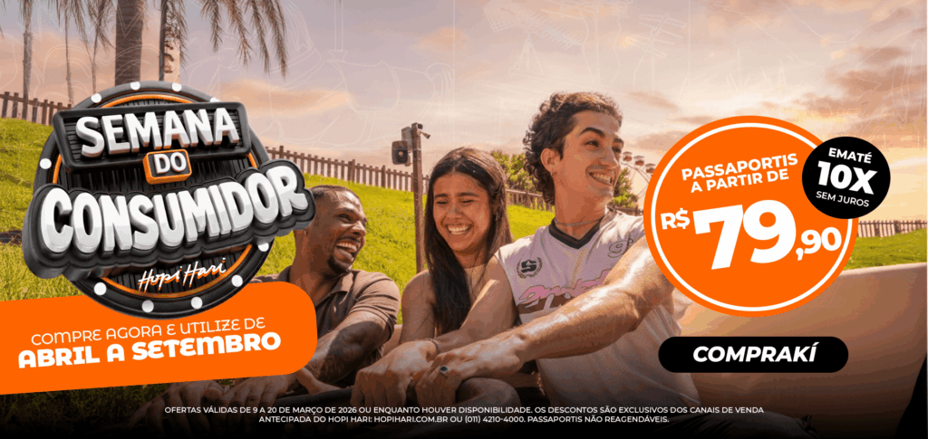 Hopi Hari lança promoção com ingressos para 2026, eventos e férias de julho Hopi Hari lança promoção com ingressos para 2026, eventos e férias de julho