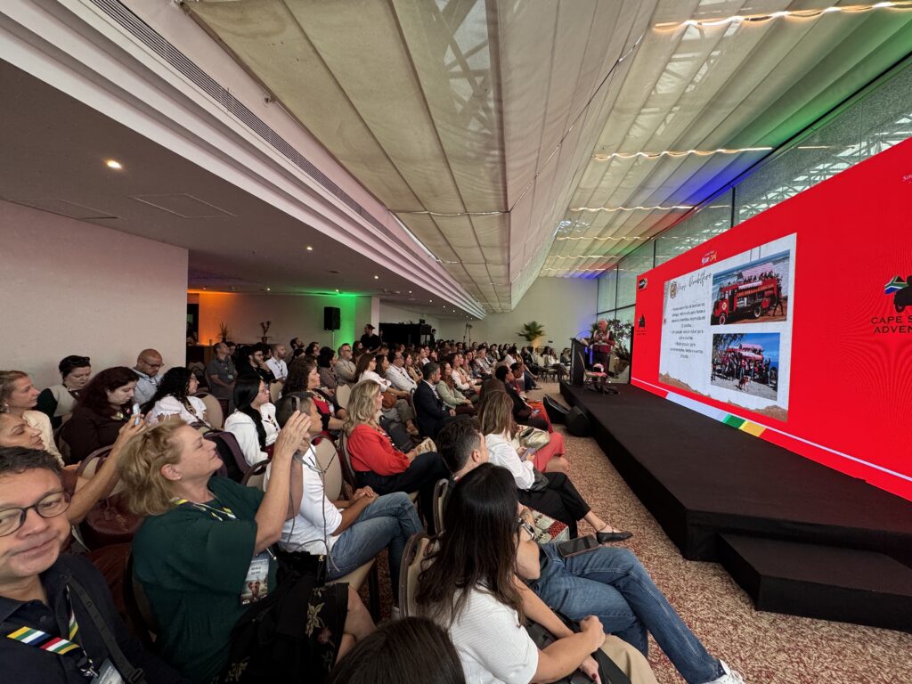 “O Brasil é prioridade”, diz Patricia de Lille, ministra do Turismo da África do Sul, durante evento em São Paulo Evento da África do Sul reuniu operadores e companhias aéreas