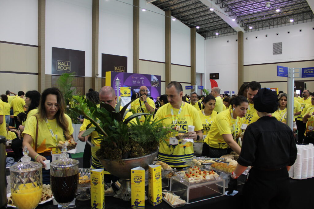 Coffee break movimenta segundo dia da Convenção CVC 2026; veja MAIS fotos Coffee break movimenta segundo dia da Convenção CVC 2026; veja MAIS fotos