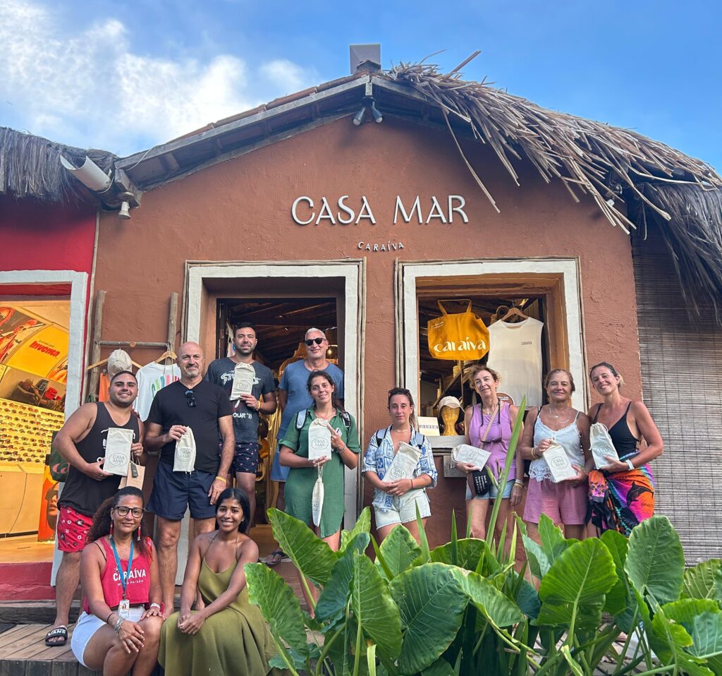Caraíva ganha destaque internacional com famtours e atrai mercado argentino e europeu