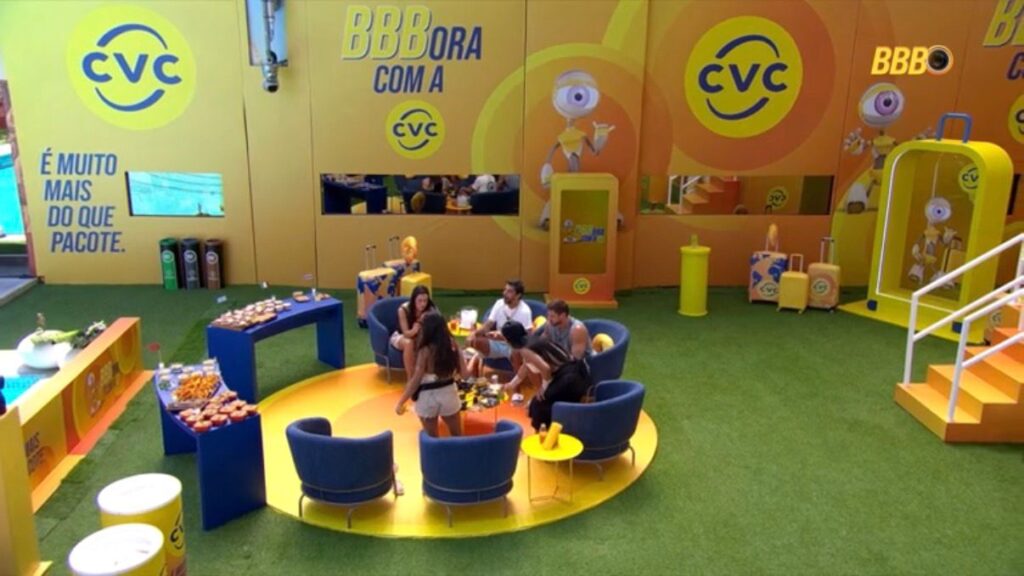Em dia de eliminação, CVC leva almoço temático ao BBB 2026 e faz brothers escolherem viagem dos sonhos cvc