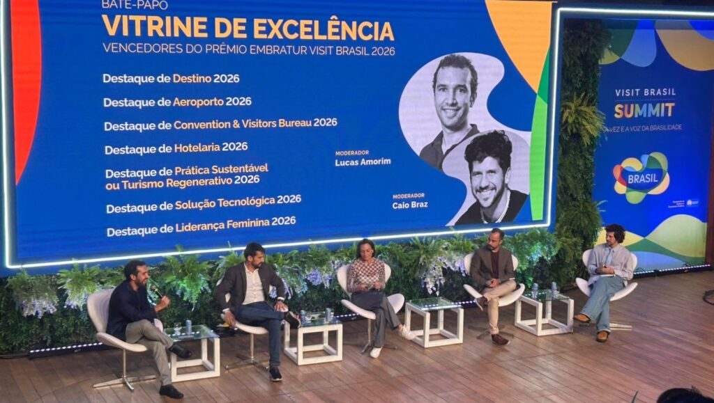 Embratur premia destaques do Turismo e leva vencedores ao palco do Visit Brasil Summit 2026 Embratur premia destaques do Turismo e leva vencedores ao palco do Visit Brasil Summit 2026