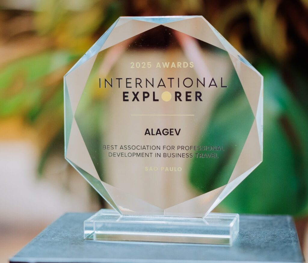 Alagev conquista prêmio internacional por iniciativas de qualificação no setor de viagens corporativas Alagev conquista prêmio internacional por iniciativas de qualificação no setor de viagens corporativas