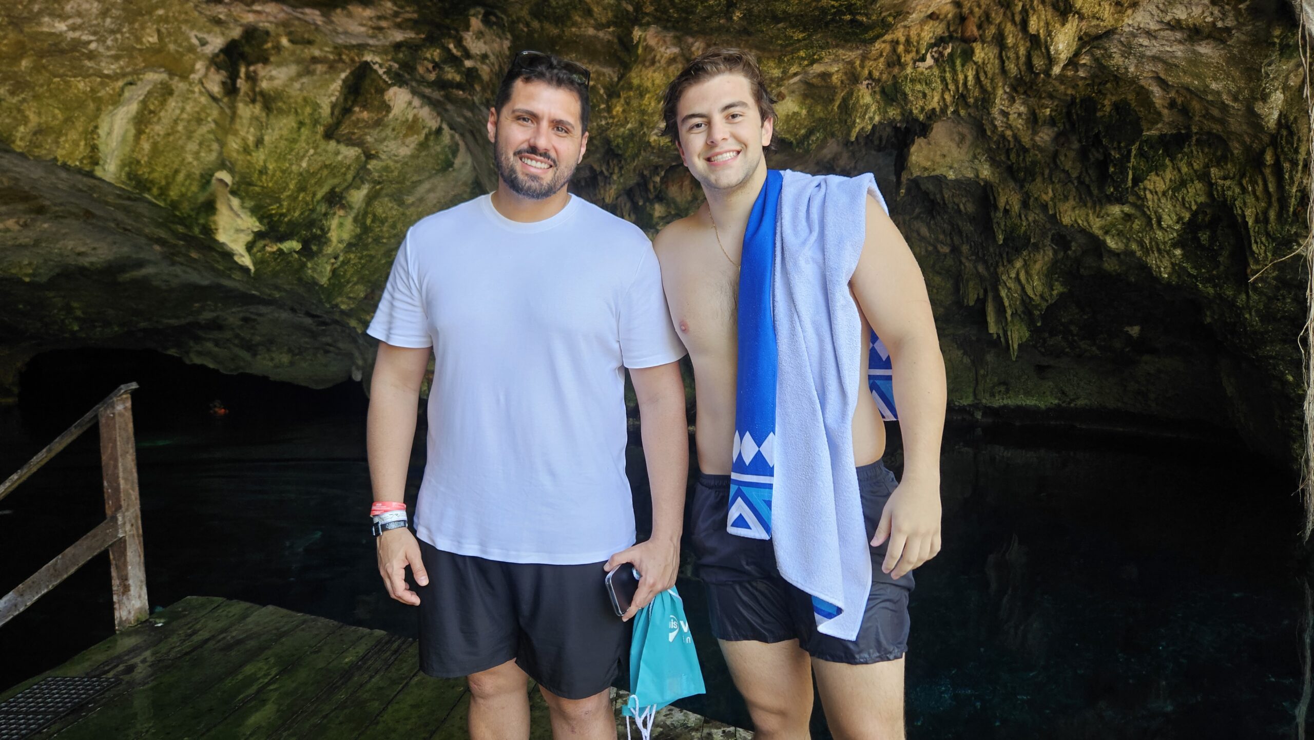 Carlos Bessa, da Confiança Turismo, e Davi Pacine, da Vanilda Viagens