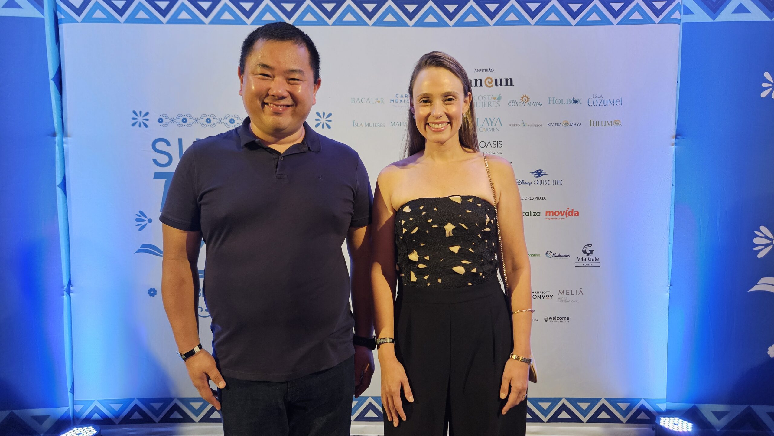 Juliano Kawamoto e Tathiana Pasciani, da CVC Corp