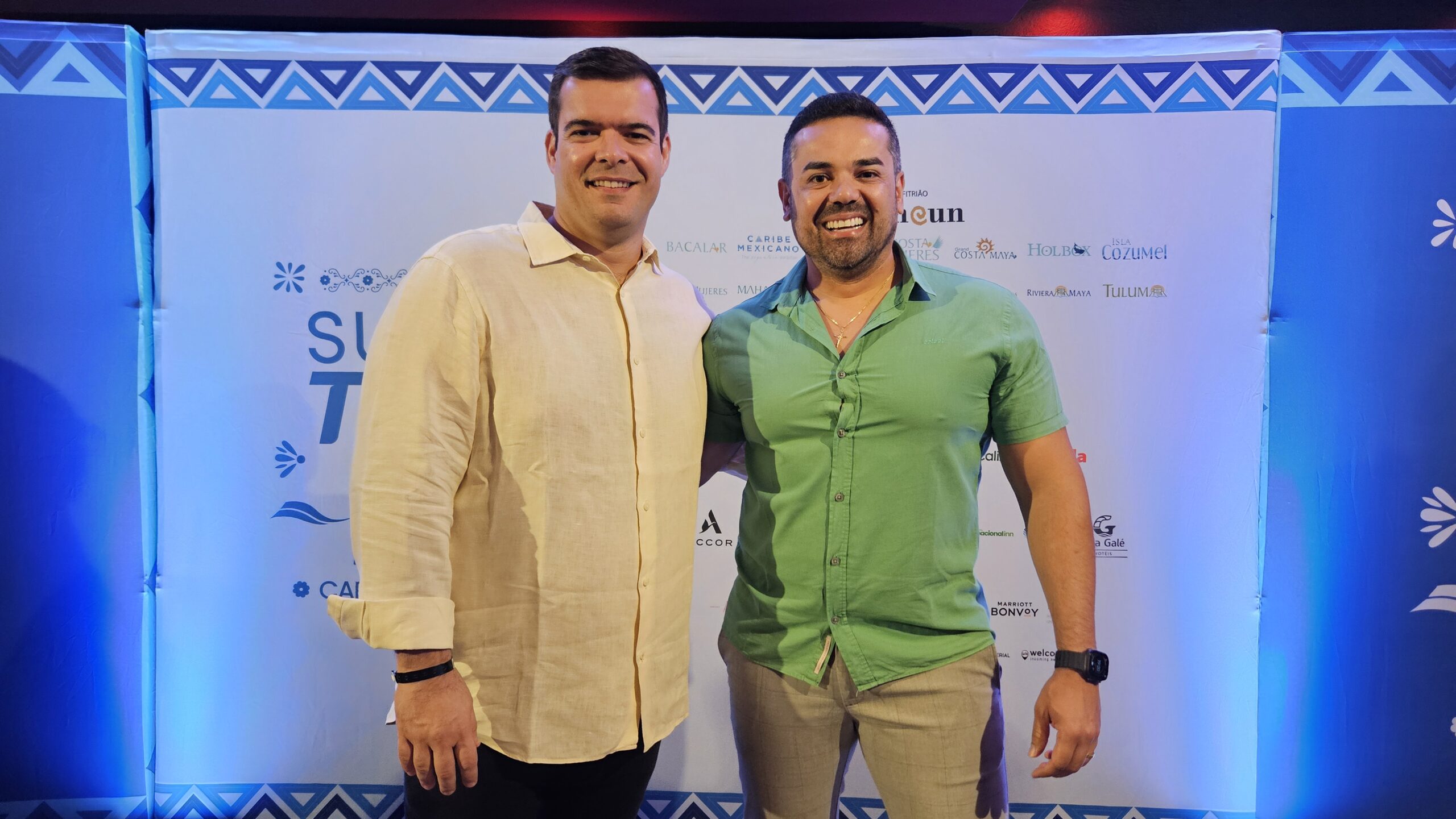 Giuliano Wassall e José Nunes Neto, da Club Turismo