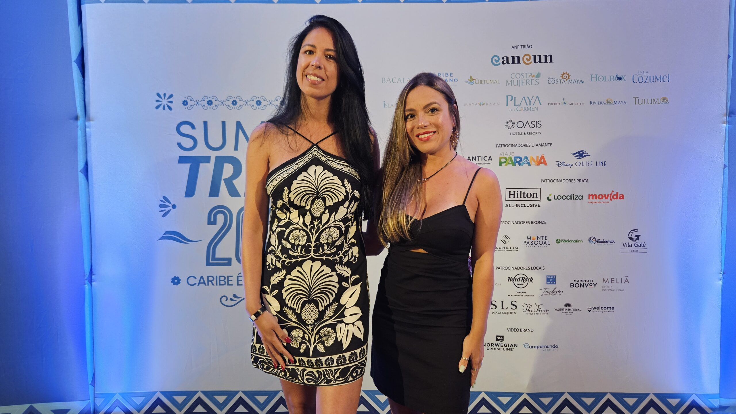 Michele Barros e Vanessa Sakiyama, da Trend Viagens