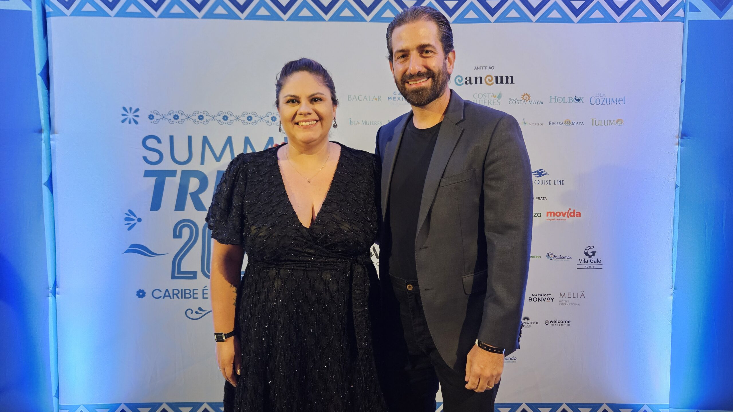 Rebeca Rosa e Bruno Heleno, da Trend Viagens