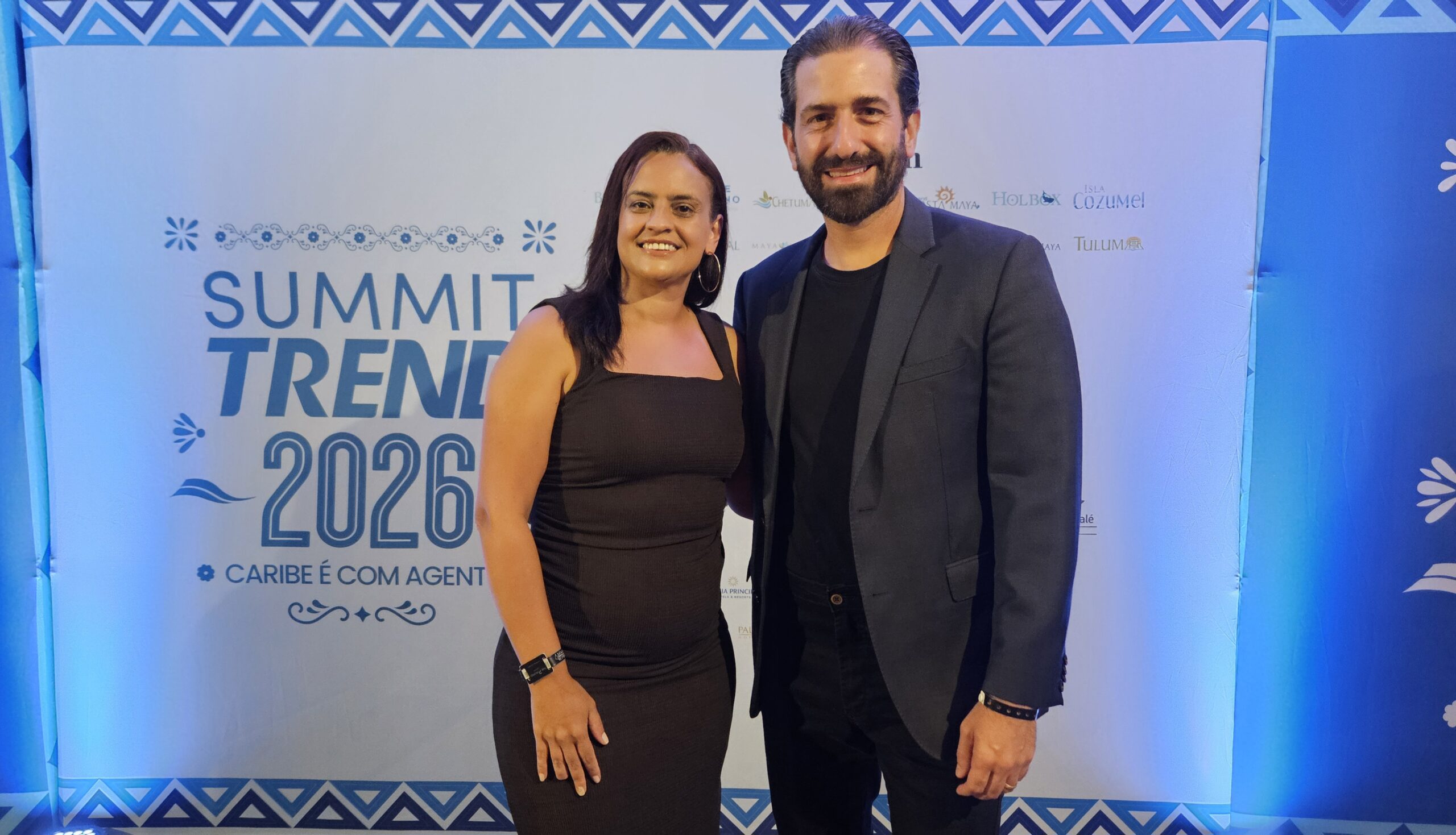 Edilza Alves e Bruno Heleno, da Trend Viagens