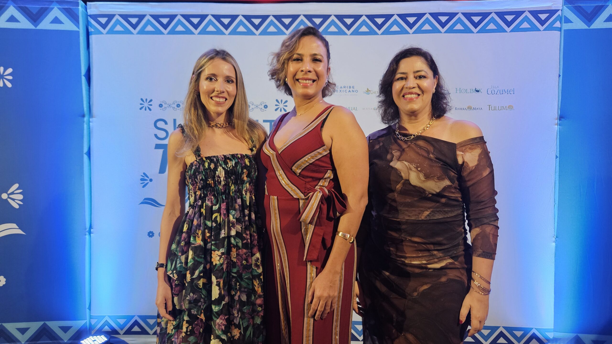 Noah Britto, Cássia Valle e Andreia Ribeiro, da Trend Viagens