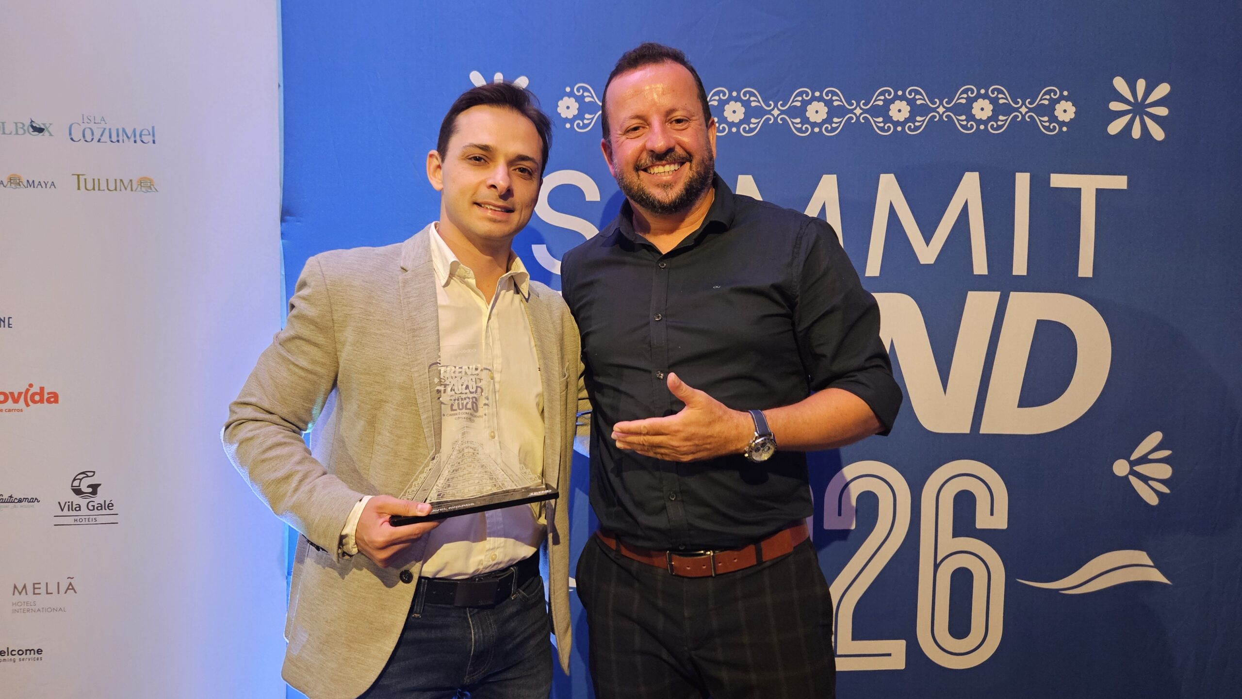 Allan Bitar, da Angel Turismo, e Everaldo Filho, da Trend Viagens