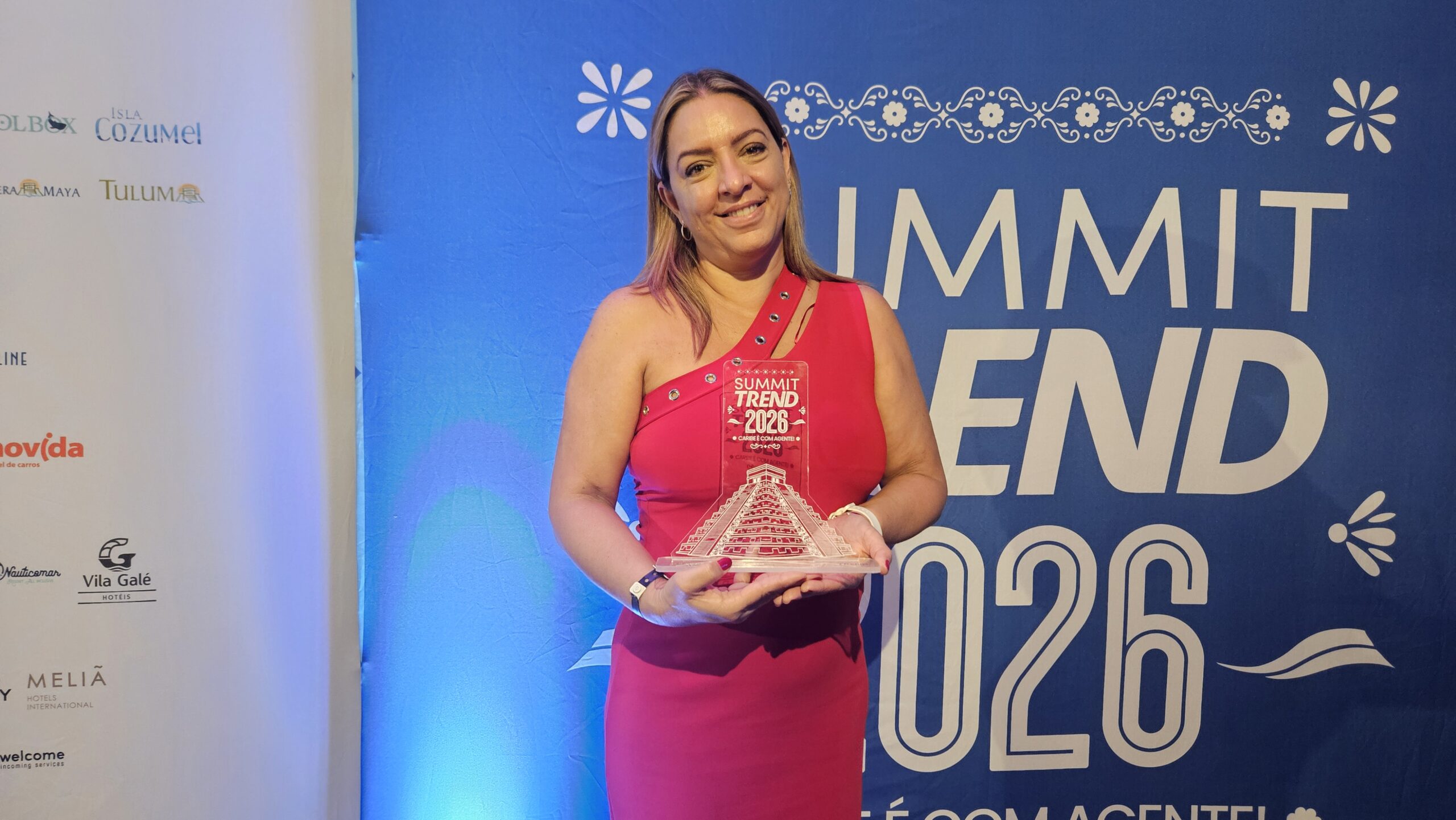 Vanessa Requiao, vencedora de destino internacional da Trend Viagens