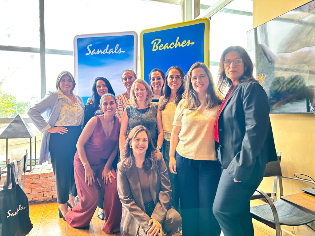 Sandals promove encontro com trade e reforça articulação com Caribe no mercado brasileiro Sandals