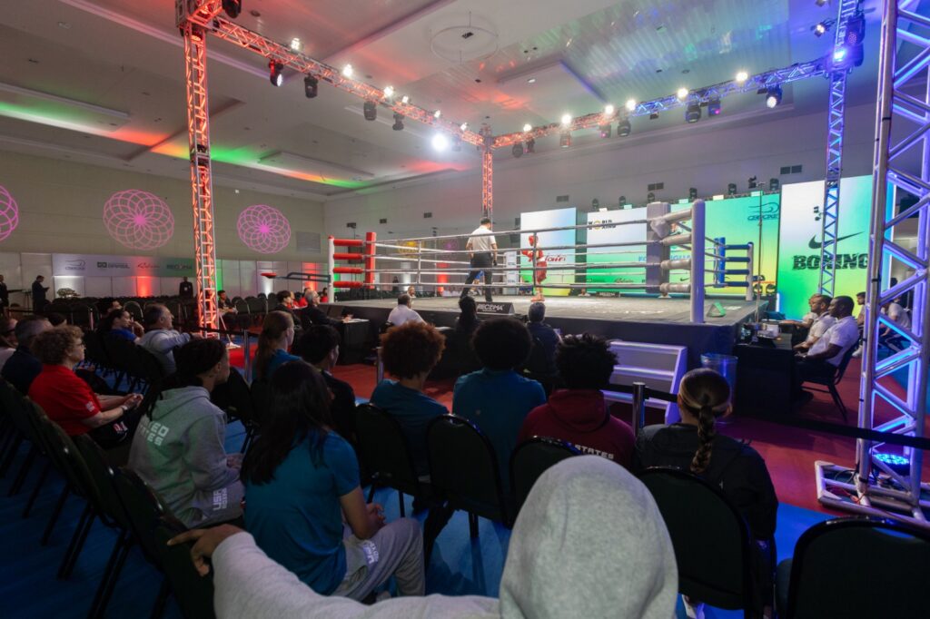 Copa do Mundo de Boxe leva 400 atletas a Foz e reforça Rafain Palace Hotel no cenário internacional A estrutura da Copa do Mundo de Boxe foi apontada como essencial para o alto rendimento do evento (Divulgação/ Rafain Palace Hotel)