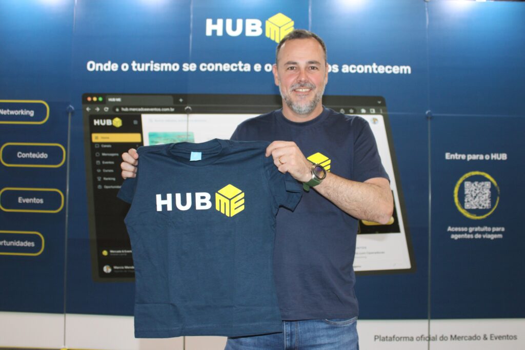 Primeiros 100 agentes cadastrados no HUB ME ganham brinde exclusivo no estande do M&E Primeiros 100 agentes cadastrados no HUB ME ganham brinde exclusivo no estande do M&E