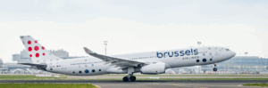 Aeronave da frota Brussels Airlines codshare da Latam (Divulgação)