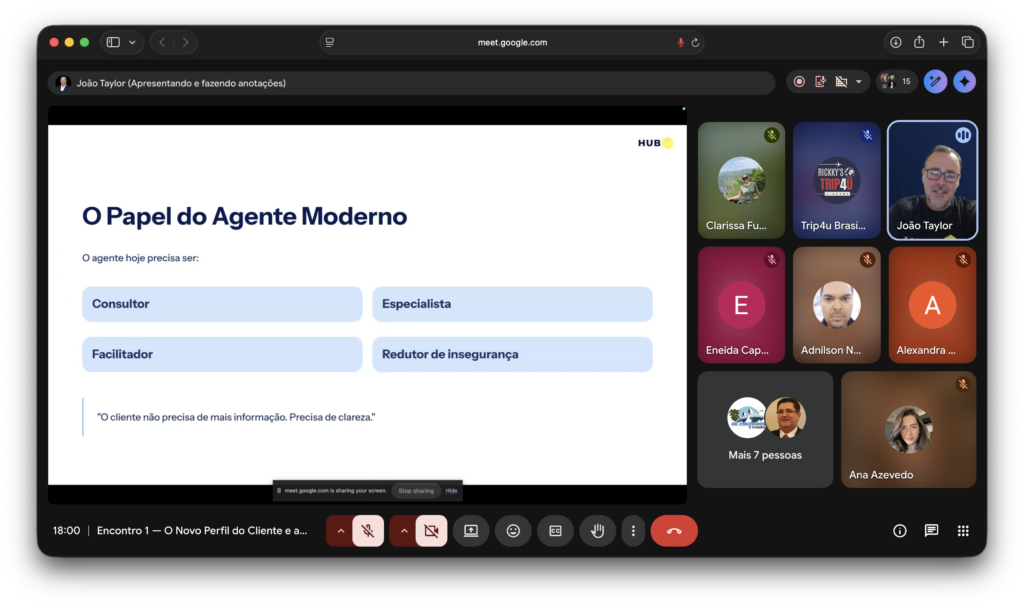 HUB ME expõe erro comum em vendas e mostra como agentes podem converter mais AULA 2 HUB ME - JOAO