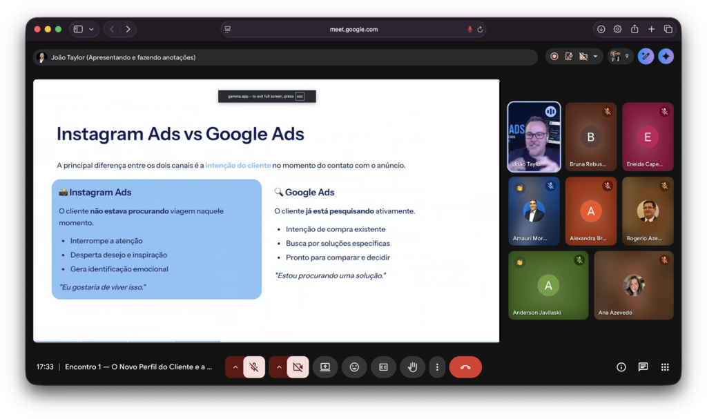 Agências de viagem estão perdendo eficiência em anúncios ao confundir Instagram e Google, diz aula no HUB ME AULA 4 HUB ME