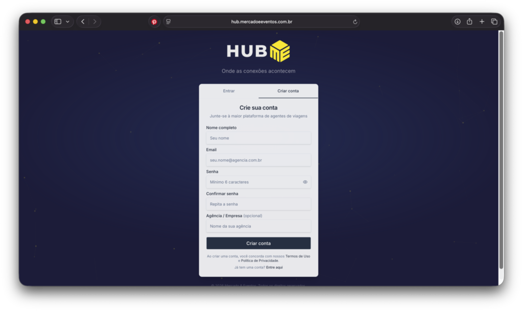 HUB ME: como se cadastrar na plataforma gratuita que conecta agentes de viagens HUB ME: como se cadastrar na plataforma gratuita que conecta agentes de viagens