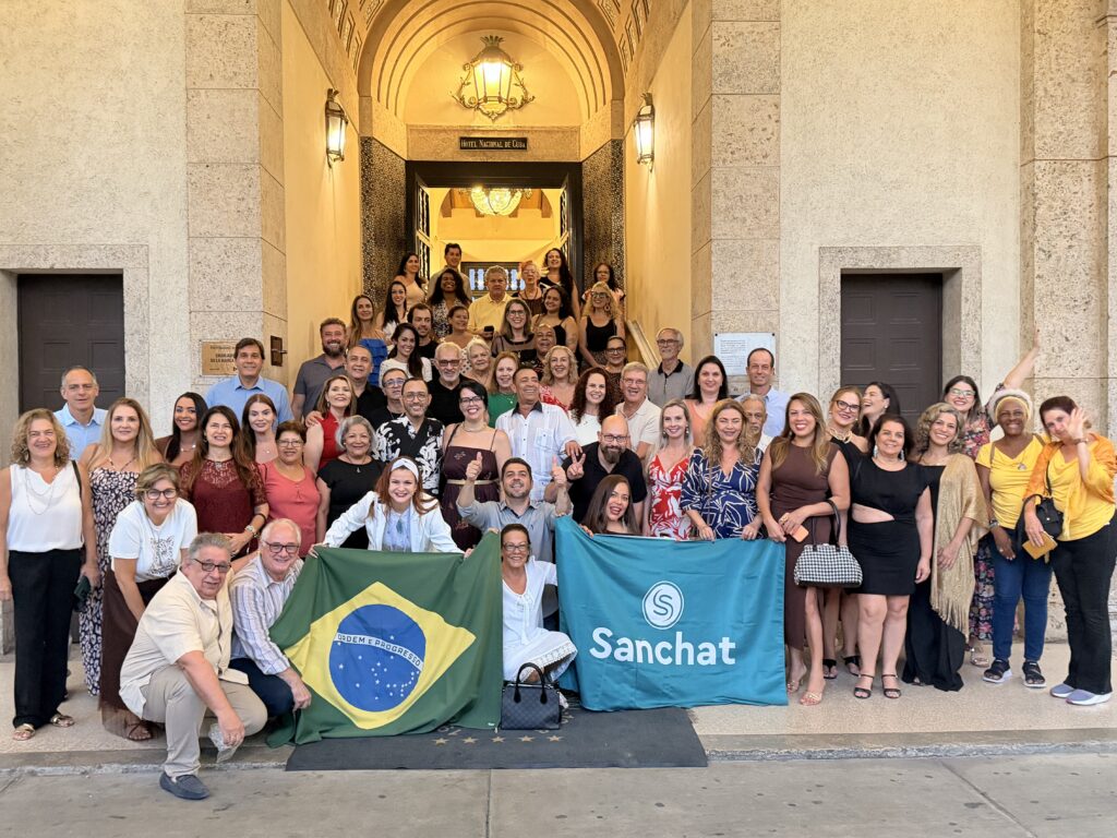 Sanchat leva mais de 100 agentes a Cuba para imersão e capacitação no destino Sanchat