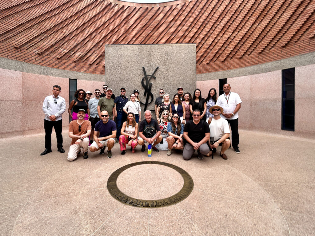 Missão Comercial da Braztoa no Marrocos chega ao fim; veja tudo o que aconteceu Operadores no Museu Yves Saint Laurent, Marrocos - Braztoa