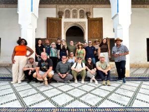 Operadores no Palácio Bahia, em Marraquexe - Braztoa