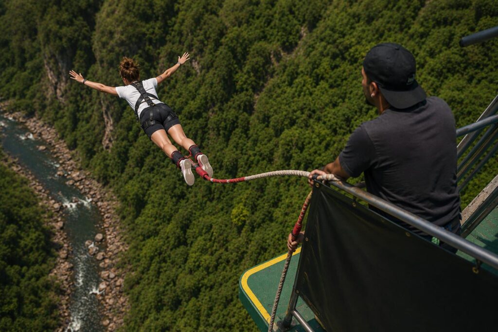 Após morte em salto radical, Fhoresp cobra reforço na fiscalização do turismo de aventura no Brasil Após morte em salto radical, Fhoresp cobra reforço na fiscalização do turismo de aventura no Brasil