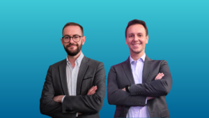 Rafael Turra, da TZ Seguros e Bruno Waltrick, presidente da Abav-SP | Aviesp (Divulgação)