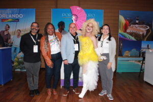 Equipe de Porto Seguro no LGBT+ Turismo Expo