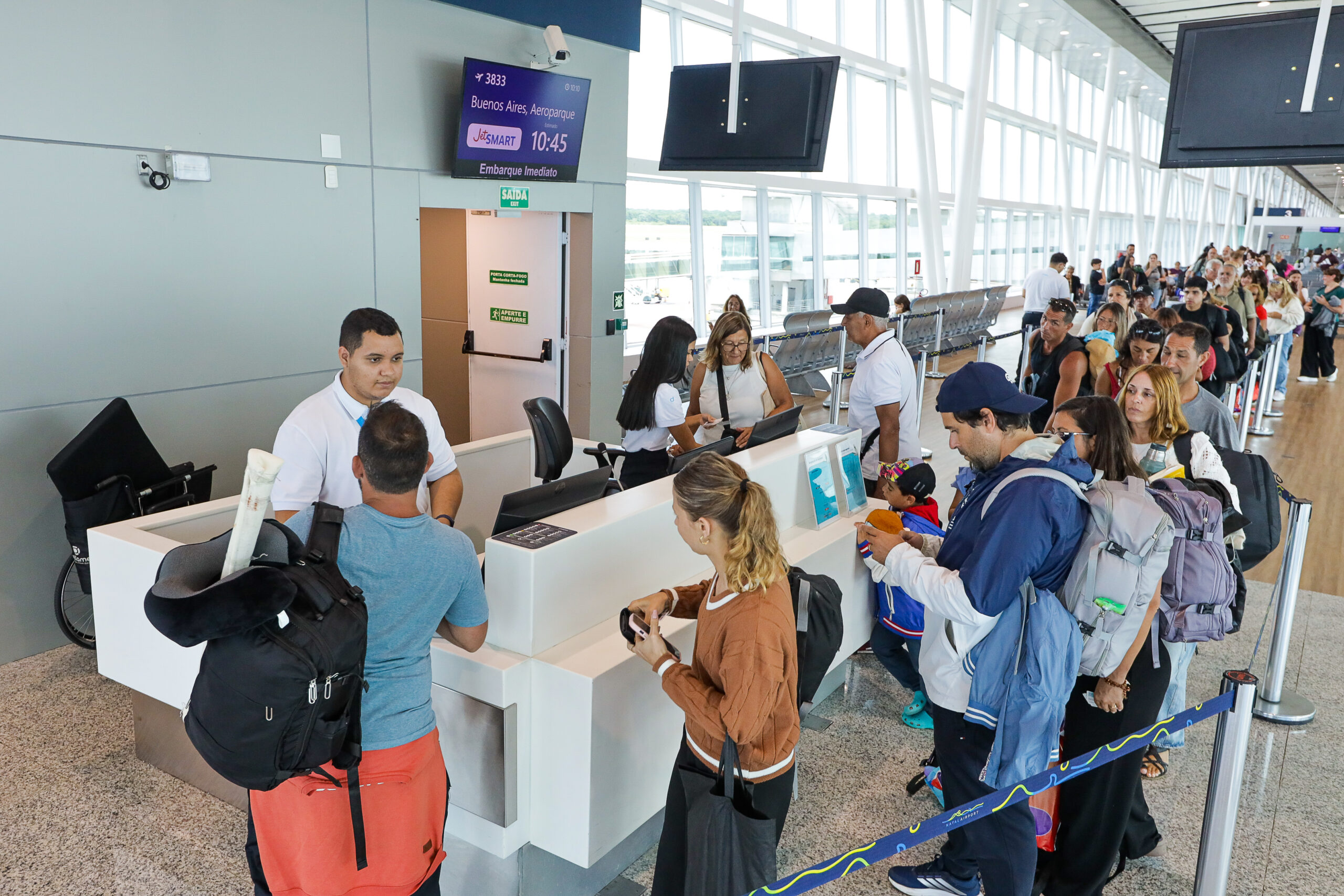 Aeroporto de Natal registra melhor semestre da história com alta de 18% no número de passageiros Aeroporto de Natal registra melhor semestre da história com alta de 18% no número de passageiros