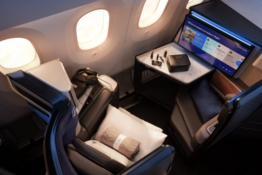 United estreia Boeing 787-9 com 64 assentos Polaris na rota entre São Paulo e Houston United estreia Boeing 787-9 com 64 assentos Polaris na rota entre São Paulo e Houston