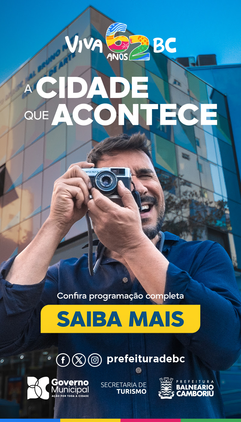 BC Convention destaca programação dos 62 anos de Balneário Camboriú BC Convention destaca programação dos 62 anos de Balneário Camboriú