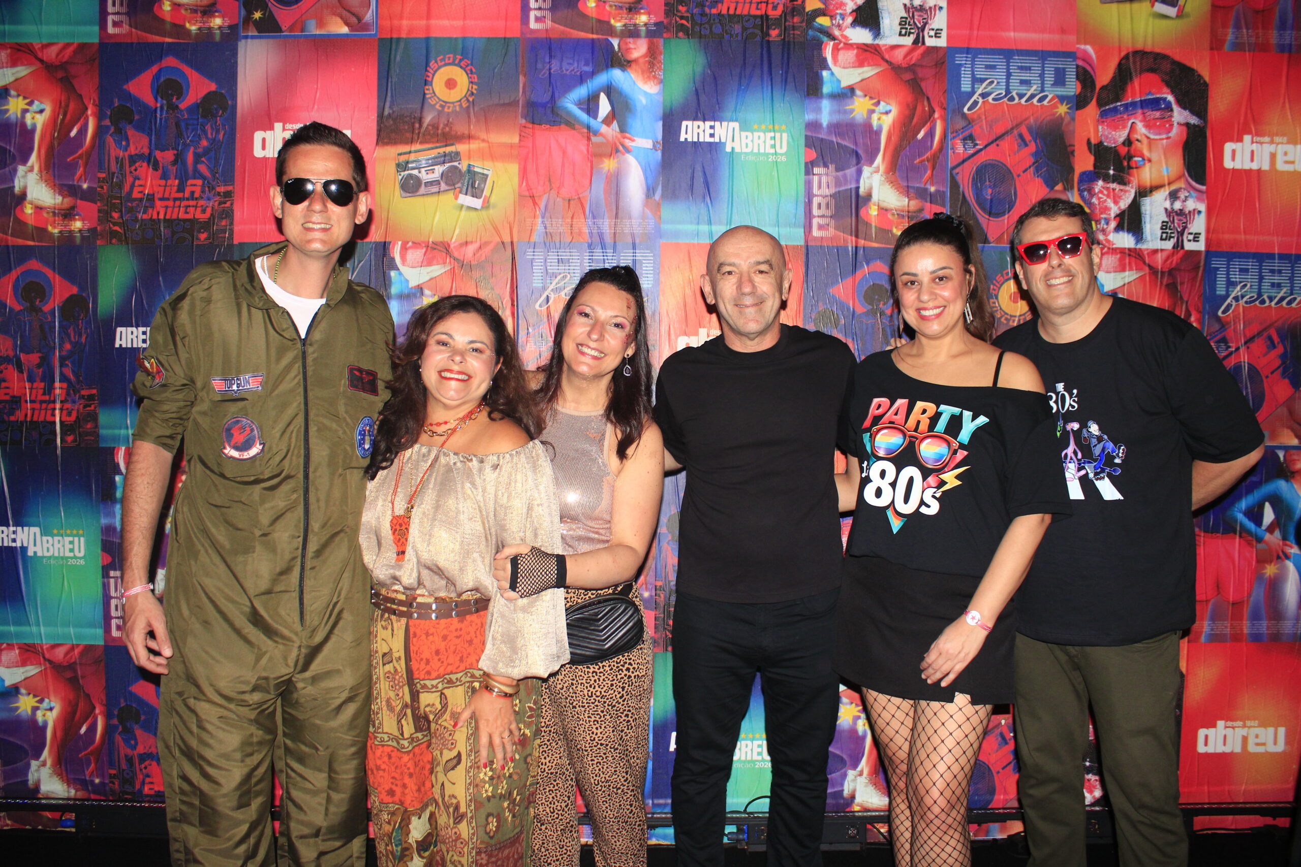 A Abreu recebeu parceiros de Kissimmee e ST. Pete Clearwater na festa dos anos 80 do Arena 2026