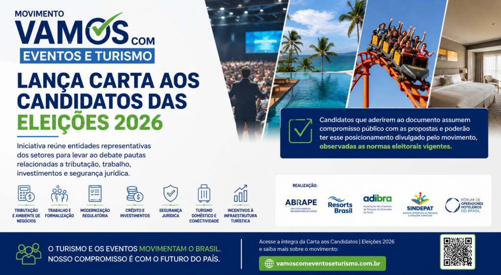 Turismo e eventos mobilizam setor e levam demandas aos candidatos em 2026 Turismo