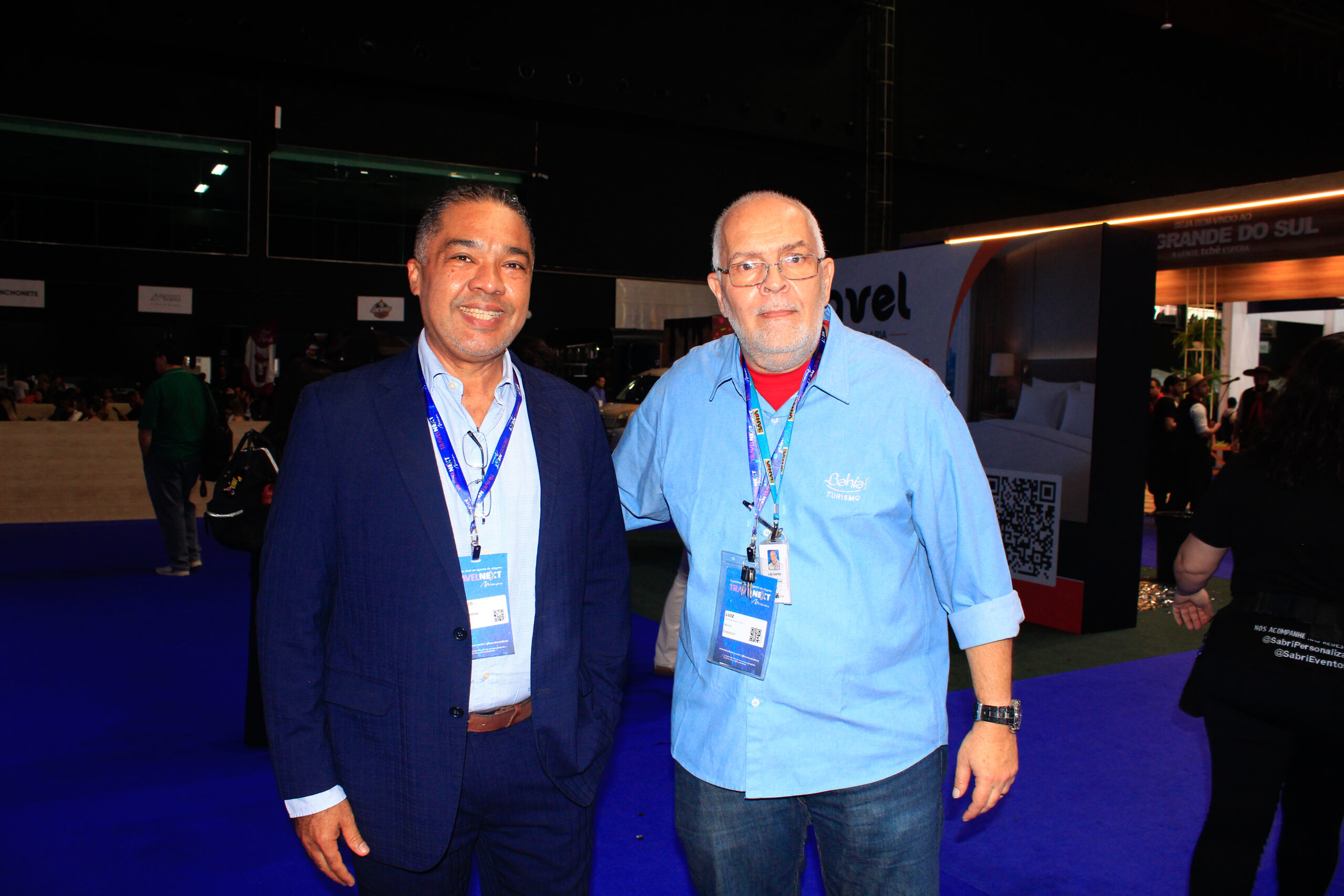 Claudio Júnior, da BBC Eventos e luiz Castro, da Bahia