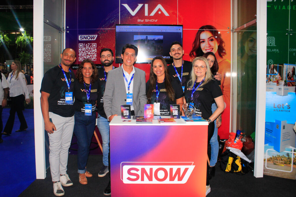Snow Operadora lança plataforma que oferece flexibilidade na margem de lucro para às agências Equipe da Snow Operadora na Travel Next 2026
