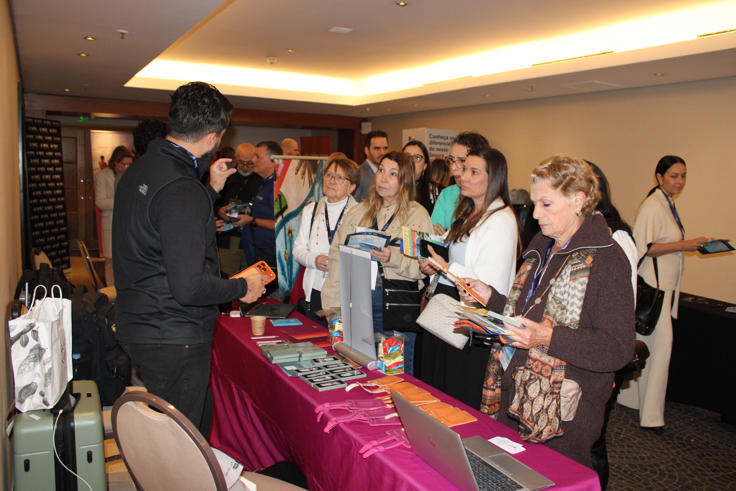 Expositores parceiros apresentaram seus produtos ao trade