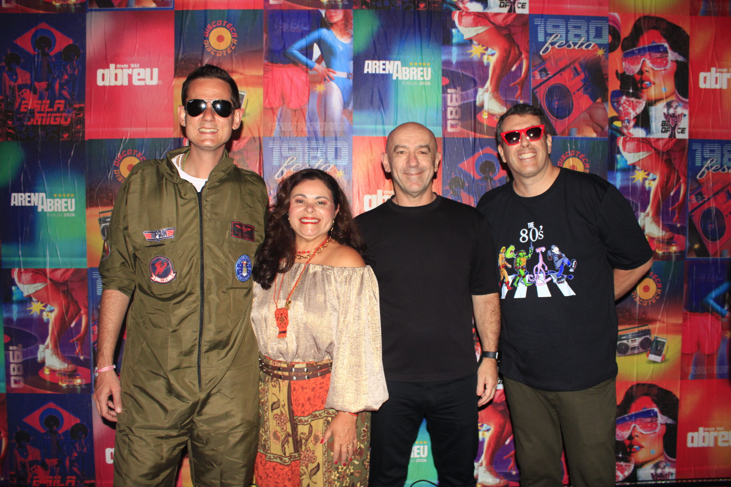 Felipe Cuadrado, Adriana Boeckh, Ronnie Corrêa, e André Bernardes, da Abreu