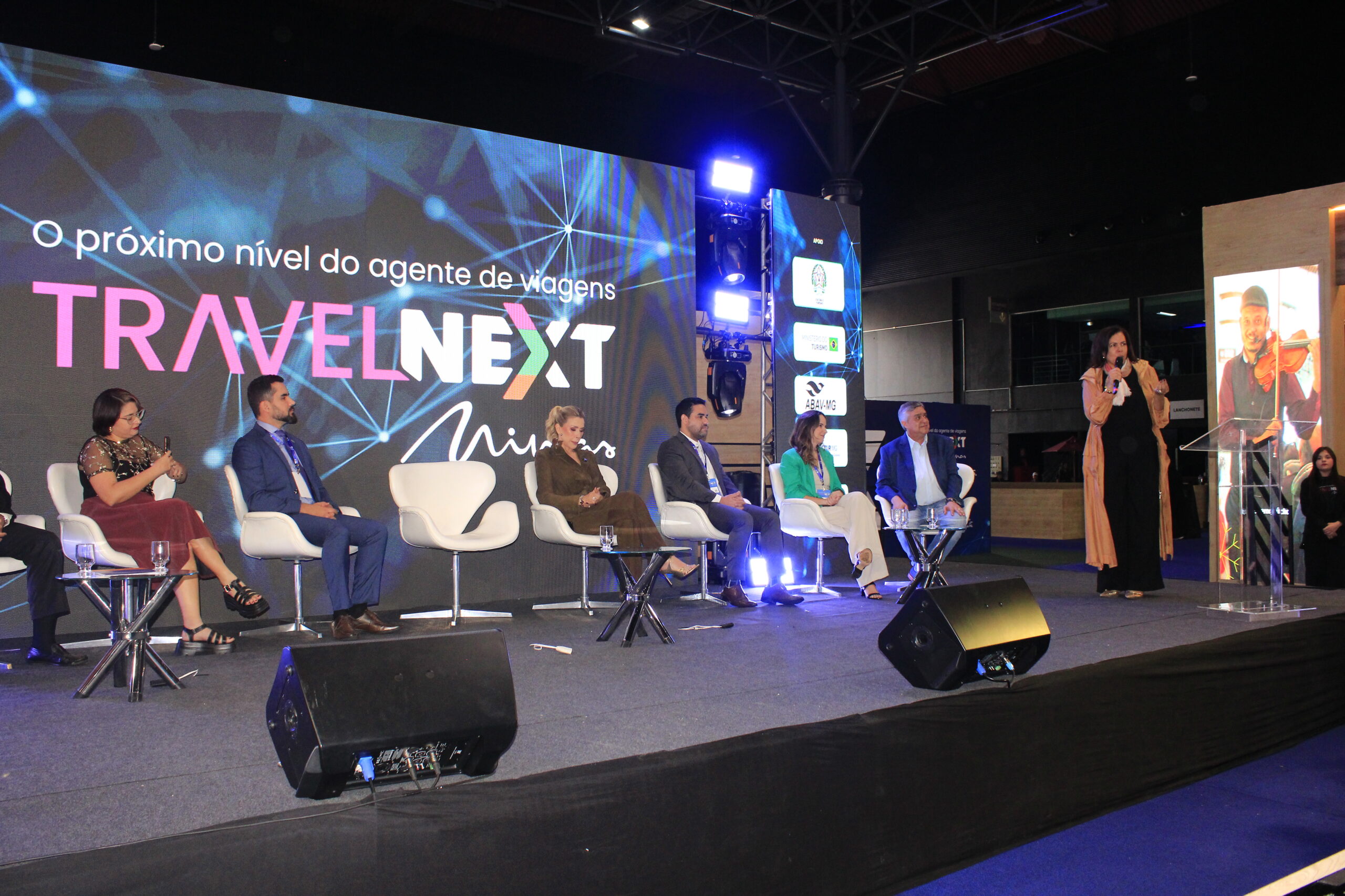 Patrícia Moreira, subsecretária de de Turismo de Minas Gerais na abertura do Travel Next 2026