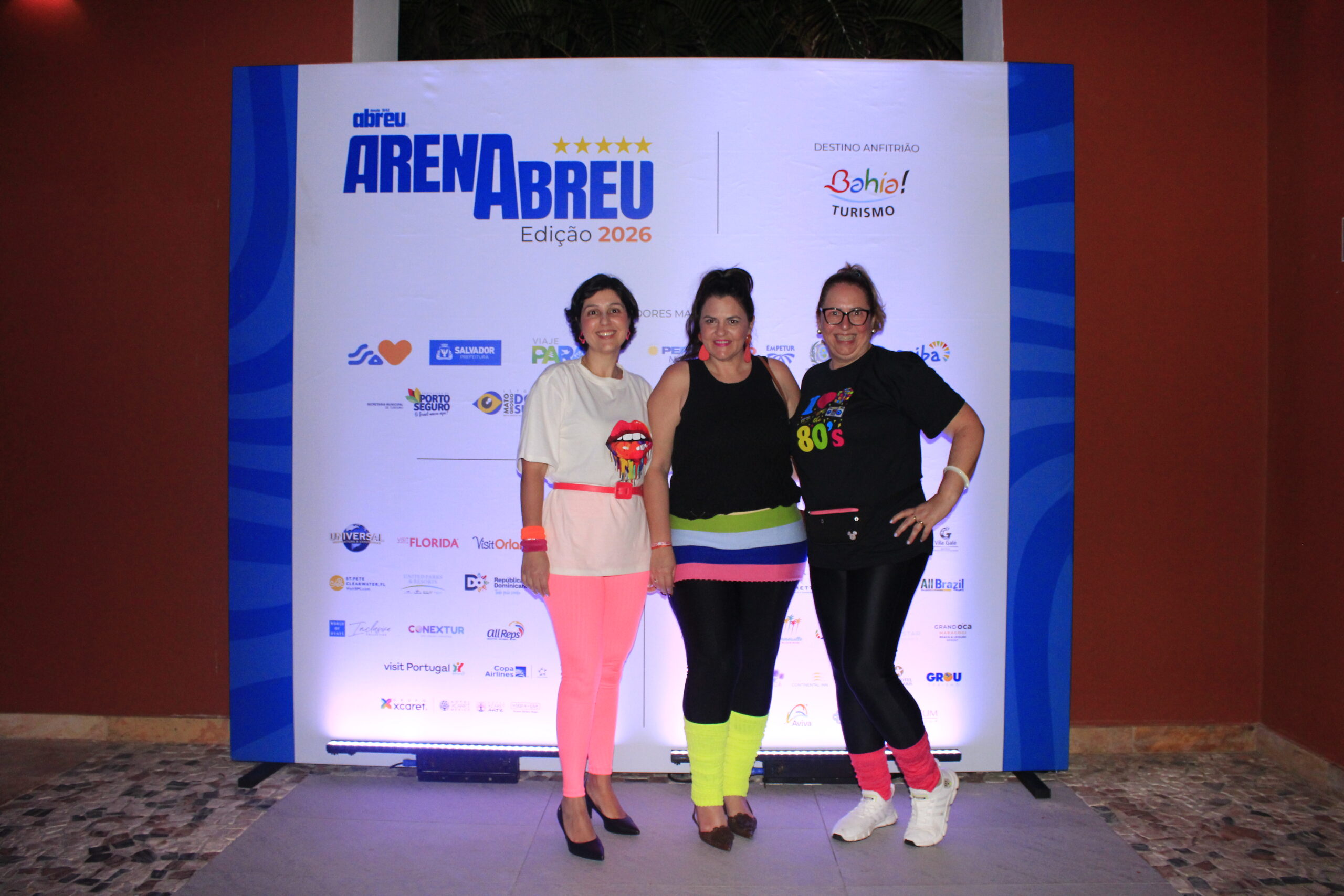 Thaís Martins, da Sou Turismo; Thaís Rodrigues, da TRT Travel; e Sílvia Brito, da Ritual Turismo