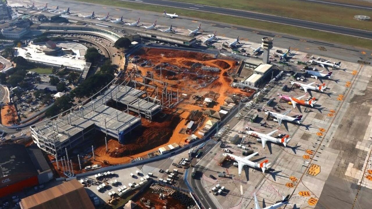 Congonhas avança nas obras de expansão e prepara novo terminal para 2028 Congonhas avança nas obras de expansão e prepara novo terminal para 2028