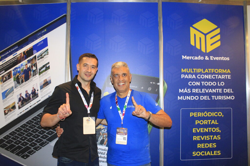 Agustín Barroso e Eduardo Aoki, da Intermac