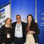 Carlota Adamo, Slim Fsili, e Lya Teixeira, da Gold Experiencie