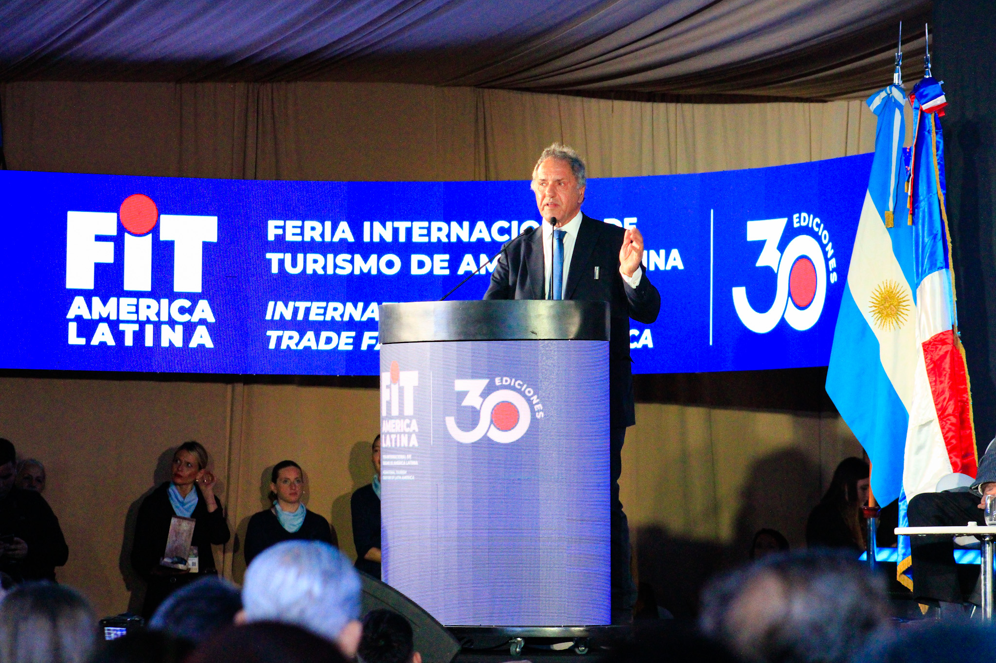 Daniel Scioli, secretário de Turismo e Meio Ambiente da Argentina