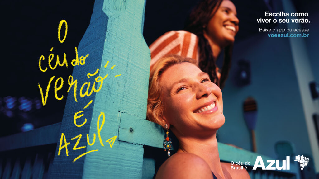 Azul estreia campanha de verão com conceito “O céu do verão é Azul” Azul estreia campanha de verão com conceito “O céu do verão é Azul”
