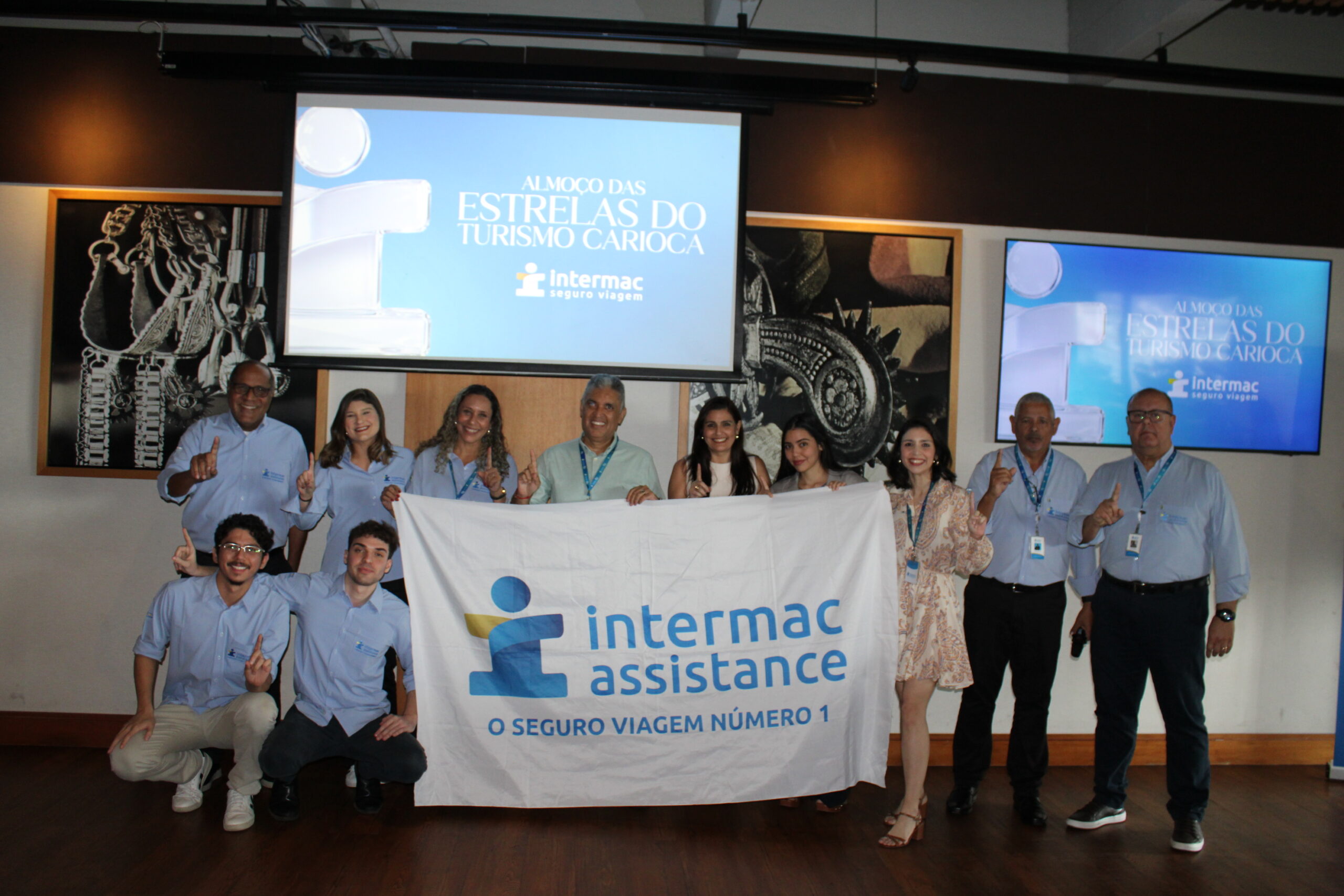 Equipe da Intermac reunida em evento no Rio de Janeiro