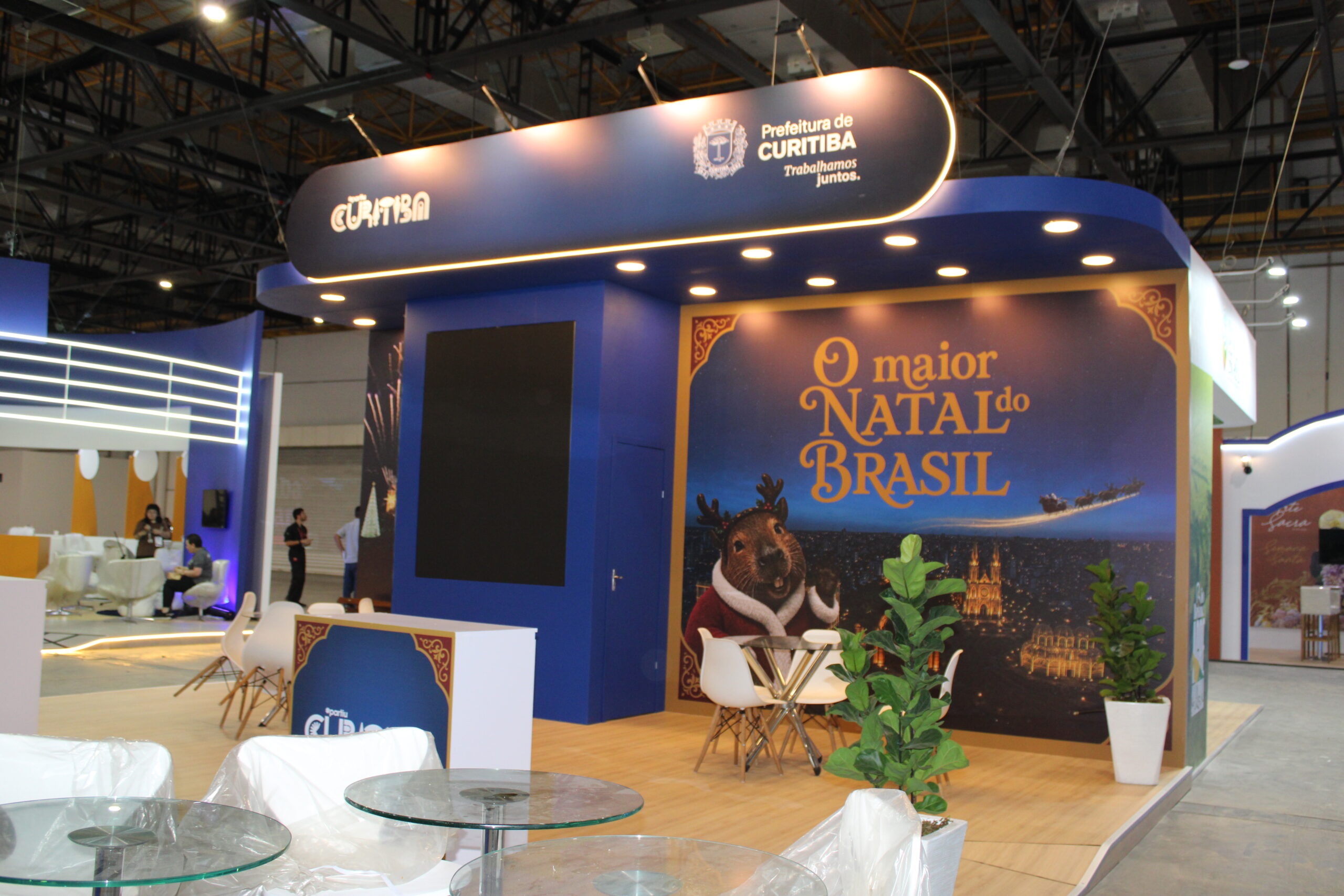Estande de Curitiba na Abav Expo 2026