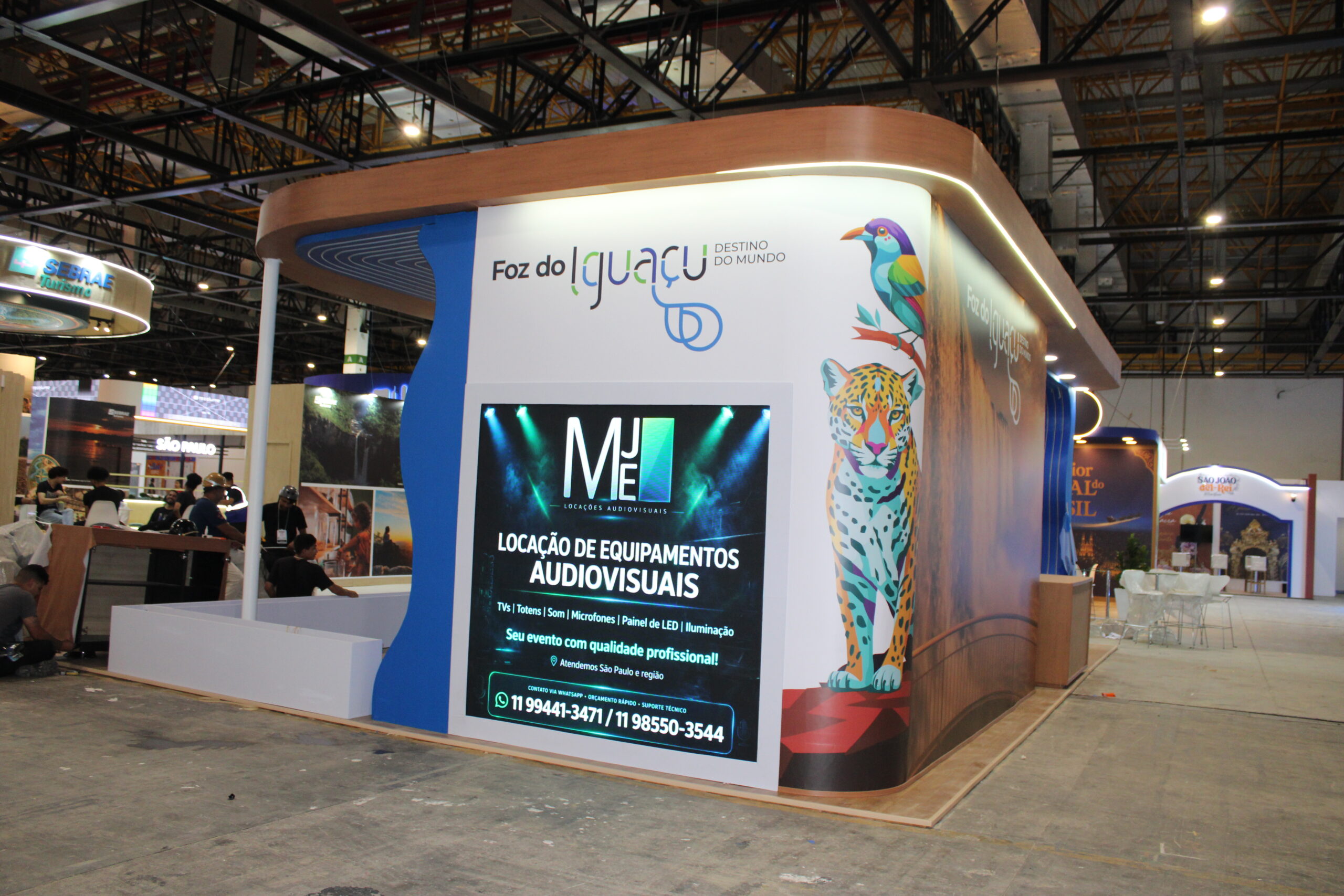 Estande de Foz do Iguaçu na Abav Expo 2026