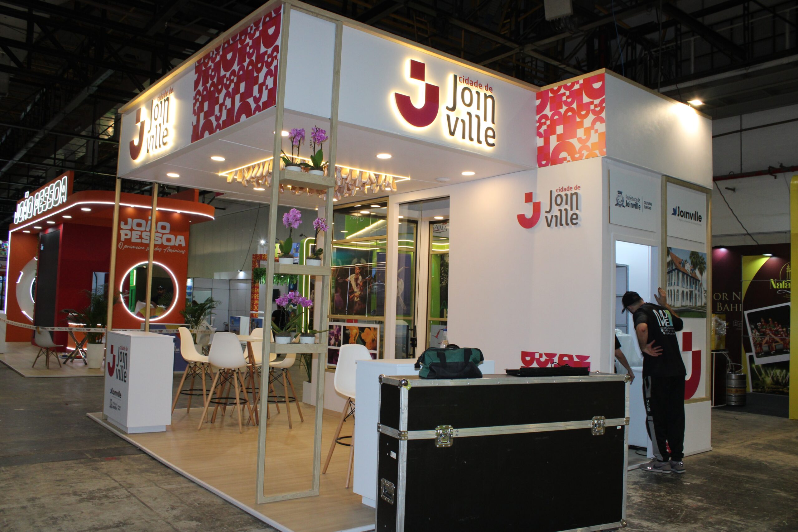 Estande de Joinville na Abav Expo 2026